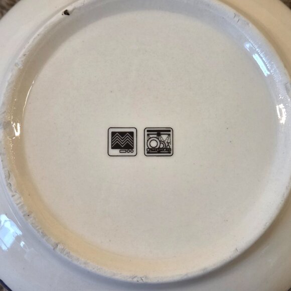 Blue leaf ceramic bowl w/ vented lid, 16 cm - Picture 7 of 7